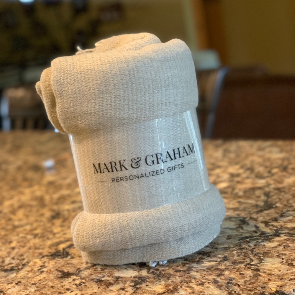 Mark &Graham Personalized Throw